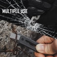 thumbnail image 4 of Pry Bar, Key Unity 4.29 inch Titanium EDC Pry Bar Crowbar Multi Tool with Screw Bit Driver & Pocket Clip, KR00, 4 of 8