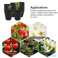 thumbnail image 4 of Deago 100 Pcs Flexible Nursery Pot Flower Pots , Plastic Plant Pots Container for Indoor Outdoor Plants, Seedlings, Vegetables, Succulents and Cuttings, 4 of 9