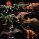 thumbnail image 3 of Dinosaurios, Juguete de dinosaurio, Juguetes de dinosaurio para niños y niñas de 4 a 12 años, Tiranosaurio Rex Cabeza gruesa Dragón Marrón oso de fresa Juguete, 3 of 5
