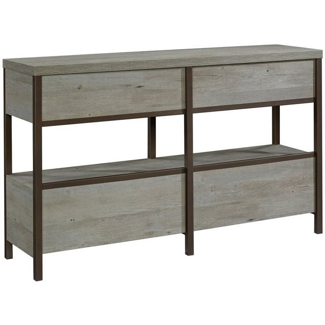 Sauder Porte Manhattan 60" Support de Télévision en Chêne Mystique et Brun