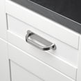 thumbnail image 2 of GlideRite 4-3/4" Rounded Backplate 3-3/4" 96mm Center-Center, Satin Nickel, 2 of 3