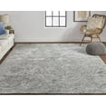 thumbnail image 4 of HomeRoots 513562 4 x 6 ft. Gray Abstract Hand Woven Rectangle Area Rug, 4 of 5