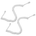 thumbnail image 1 of 2pcs Coiled Telephone Cords Landline Phone Cords Handset Cords Telephone Accessories, 1 of 2