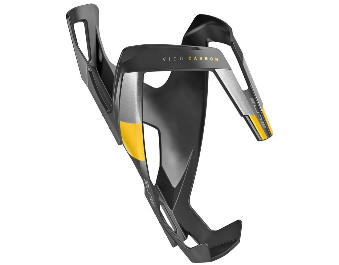 elite vico carbon bottle cage gold
