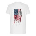 thumbnail image 6 of Momasggi Big and Tall Graphic T-Shirts for Men 4th of July Short Sleeve Tops Crew Neck Patriotic Tshirts American Flag Tees Loose Casual Holiday T Shirts White XL, 6 of 6