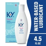 K-Y Water Based Personal Lubricant, Lube For Sexual Wellness, Vaginal Moisturizer, 4.5 FL OZ