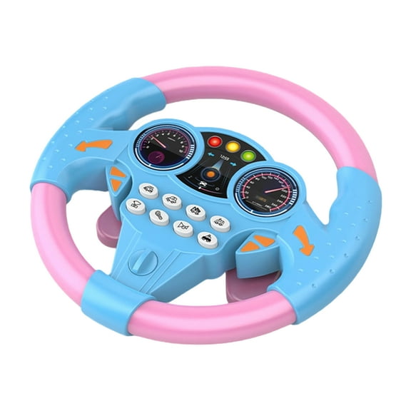 Fantasook Kids Passenger Seat Steering Wheel Toy Simulates Real Driving for Children Aged 3 and Up