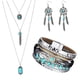 thumbnail image 4 of Conjunto de 3 Piezas de Joyería Bohemia: Pulsera Tipo Brazalete, Collar Gargantilla Largo de Aleación para Adolescentes., 4 of 9