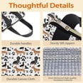 thumbnail image 4 of Dachshund Footprint Insulated Lunch Bag for Women & Adults,Large Portable Soft Cooler Lunch Bag,Thermal Food Storage Tote with Pearl Cotton,8.66L,8.75x5.75x9.5 Inch, 4 of 6