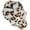 White Leopard, variant on Ginisom Girls; Big Kid Fuzzy Cross-Band Slippers, Colorful, 4-5 Big Kid