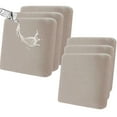 thumbnail image 2 of Eurhowing Outdoor Chair Cushion Covers 6Pcs, Waterproof Stretch Seat Cushions Slipcovers, Chair Seat Furniture Protector for Patio, Khaki, 2 of 16