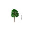 thumbnail image 4 of Inteprter 10 piezas modelo árbol tren paisaje hojas verdes calle diseño carril paisaje habitación calcomanía niños juguete Artificial Decoración del hogar 4.5 cm, 4 of 6