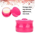 thumbnail image 5 of M Buder Vintage Rose Empty Makeup Loose Powder Dispenser Box Cosmetic Case with Powder Puff Rose Red (2.2 inches / 5.5 cm), 5 of 9