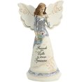 thumbnail image 2 of Elements Friend Angel Figurine by Pavilion, 8-Inch, Holding Butterfly, Inscription Friends Are Gifts to Always Treasure, 2 of 4