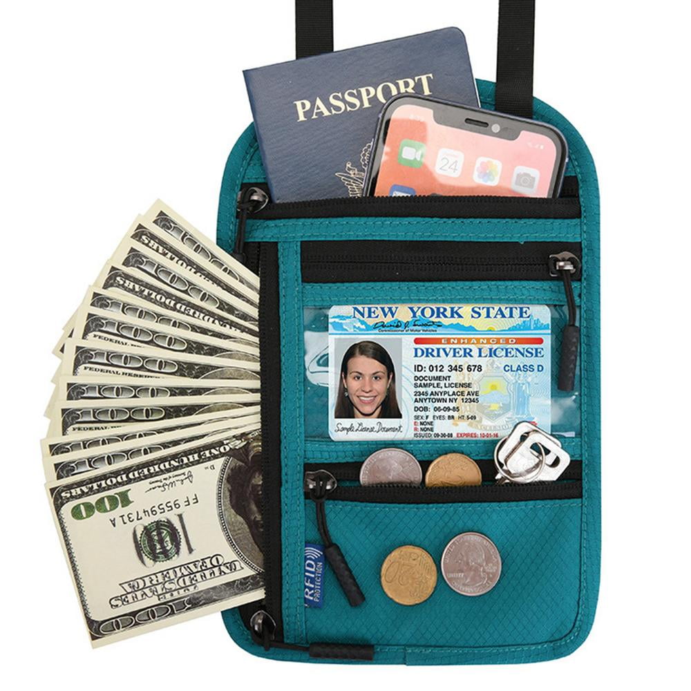 Zipped Secure Horse Passport Folder Wallet Holds up to Four Passports Smart