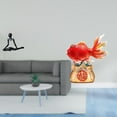 thumbnail image 2 of Escultura de pensador abstracto creativo, figura de koi, adorno de escritorio para entrada, dormitorio, oficina, regalo de inauguración de la casa, 2 of 8