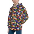 thumbnail image 2 of Daiia Bowling Colorful for Boys Fashion Hoodies & Sweatshirts with Kangaroo Pocket,Hooded Sweatshirt for Kid, Breathable& Moisture Wicking-Small, 2 of 6