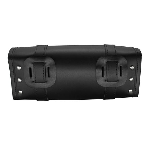 Versatile Vintage Motorcycle Tool Bag Motorcycle Side Storage Bag 2 Strap Buckle Closure Motorcycle Handlebar Bag for Suzuki/Kawasaki