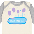 thumbnail image 4 of Inktastic Baby's first Eid Boys or Girls Long Sleeve Baby Bodysuit, 4 of 5