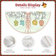 thumbnail image 3 of Xecao Books Pattern Christmas Tree Skirt Holiday Part Decorations for Christmas Tree, Farmhouse Christmas Decor Xmas Holiday Home Party Decorations-48", 3 of 6