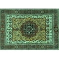 thumbnail image 1 of Ahgly Company Indoor Rectangle Abstract Turquoise Blue Modern Area Rugs, 3' x 5', 1 of 4