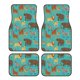 thumbnail image 1 of Fotbe Cute Animals Juego de 4 Tapetes para Auto con Estampado – Alfombrillas de Goma Reforzada, Diseño Antideslizante, Protección para Todo el Año – Vehículos, Autos, Camionetas y SUVs, 1 of 7