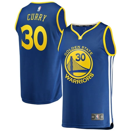 Manchester United Youth Jersey - Stephen Curry Golden State Warriors Fanatics Branded Youth Fast Break Replica Jersey Royal - Icon Edition