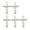 Narrow face-Silver, variant on 5pcs Fashionable Alloy Crucifix Shaped Brooch Gold/Silver Tone Badge Religious Corsage Pin Jewelry for Gifting Use