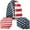 whiteStars&redStripes, variant on TOYSHARING Cornhole Bags Set Regulation: Professional Corn Hole Bean Beanbags Game(Set of 8)