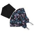 thumbnail image 3 of Vestido de baño estampado con tirantes finos, elástico, moderno, transpirable, de gran tamaño, con flores, talla L, 3 of 15