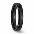 thumbnail image 4 of Stainless Steel 4mm Black IP-plated Polished Band Size: 7; for Adults and Teens; for Women and Men, 4 of 6