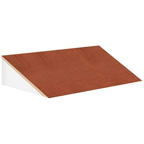 Sloping Hood - for 12 Inches Wide - 21 Inch Deep Designer Wood Locker - 3 Wide - Cherry