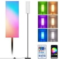 thumbnail image 5 of RGB Floor Lamp for Living Room, 67.7" Tall LED Standing Lamp, 3 Color Temperature Dimmable Modern Bedroom Floor Lamp Remote & APP Control, 5 of 8