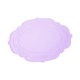 thumbnail image 3 of Mantel individual de mesa antideslizante, portátil, resistente al aceite, resistente al calor Violeta claro, 3 of 9