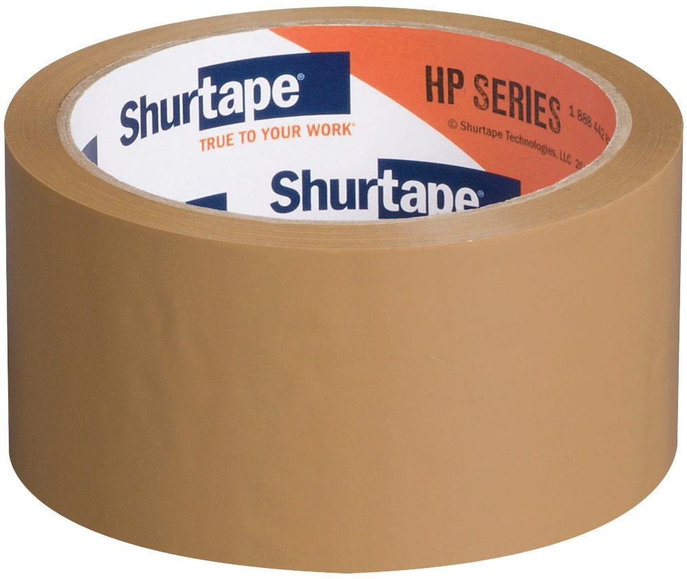 Shurtape HP 200 Medium Duty Hot Melt Shipping and Packaging Tape, For