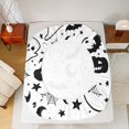 thumbnail image 4 of Manfei Funny Cartoon Turkey Fitted Sheet Full,Halloween Pattern Bed Set,3-Piece,1 Fitted Sheet and 2 Pillowcases, 4 of 6