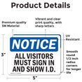 thumbnail image 2 of (2 Pack) All Visitors Must Sign, 2 of 7