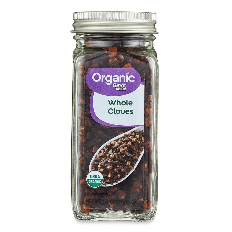 4 pack) Great Value Organic Whole Cloves, 1.3 oz - Walmart.com