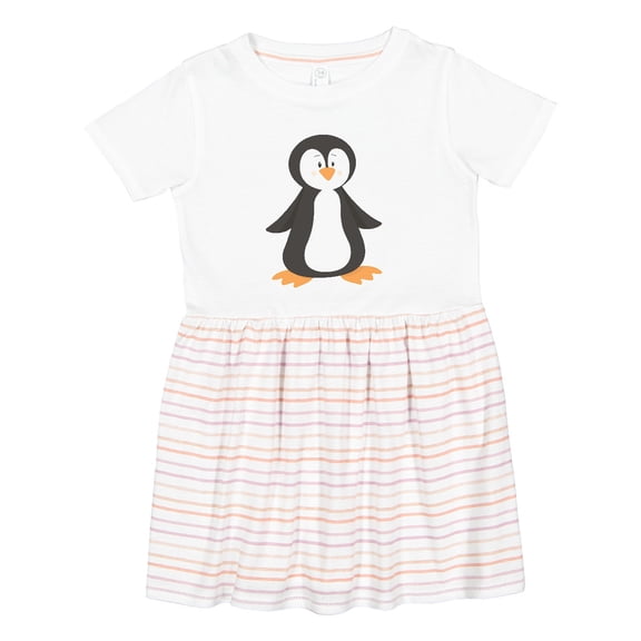 Inktastic Cute Baby Penguin Girls Toddler Dress