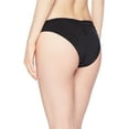 thumbnail image 2 of Bikini Lab Women's Standard Cinched Back Hipster Bikini Swimsuit Bottom, Black, Medium, 2 of 3