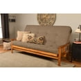 thumbnail image 2 of Kodiak Furniture Monterey Queen-size Butternut Wood Futon-Linen Stone Mattress, 2 of 6