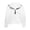 White, variant on Gyujnb Long Sleeve Quarter Zip Hoodie Featuring Front Pocket Warm Casual Daily Wear (Little Girls, Big Girls),11-12 Years