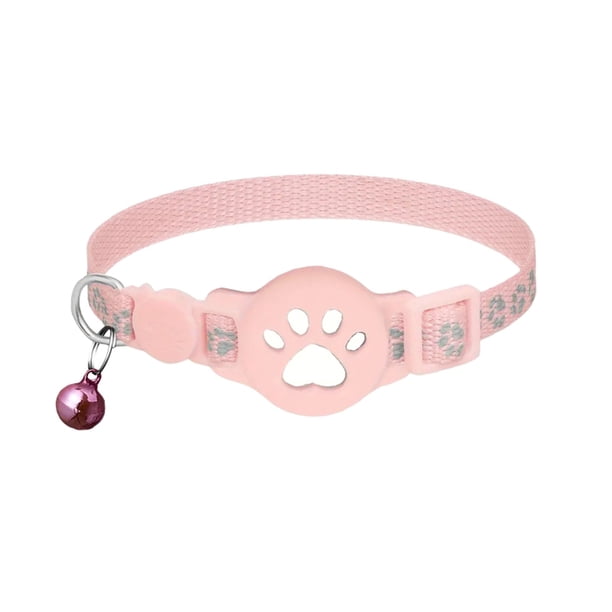 Collar inteligente para gatos con localizador electrónico «Find My», compatible con seguimiento en tiempo real, de silicona, ligero y ajustable para gatos pequeños y medianos