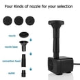 thumbnail image 4 of Walbest Mini Solar Fountain Pump, Solar Water Pump Power Panel Kit Submersible Brushless for Garden Water Circulation/Pond Fountain, Pool Decor (7V 1.2W), 4 of 7