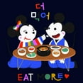 thumbnail image 2 of Men's Mickey & Friends Eat More Couple Graphic T-Shirt, 2 of 5