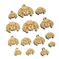 thumbnail image 1 of Cute Jumping Spider Wood Mini Charms Shapes DIY Craft Jewelry - With Hole - 16mm (22pcs), 1 of 7