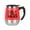 Red, variant on M Buder 400mL Automatic Self Stirring Mug with Lid Premium Stainless Steel Electric Mixing Coffee Cup in Green Color (13.5 fl oz / 400 ml) for Hot Chocolate Milk Tea and Travel