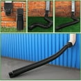 thumbnail image 6 of 3 Pack Flexible Gutter Downspout Extensions Extendable from 21" to 67", Downspout Extender Comes with Adapters, Thickened Down spout Drain Extension for Rainwater Drainage, 6 of 7