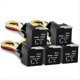thumbnail image 1 of Kit Automotriz de 5 Pines, 30/40 A, 12 V, Zócalo de Relé SPDT y Arnés de Cableado con Enclavamiento, Paquete de 5, 1 of 5
