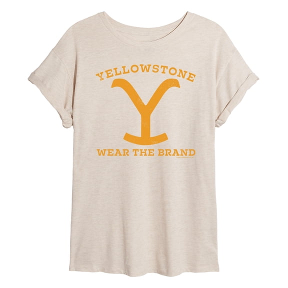 Yellowstone - Wear The Brand Y - Juniors Ideal Flowy Muscle T-Shirt